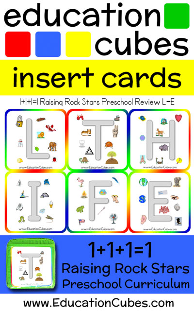 1+1+1=1 RRSP Review Education Cubes insert cards
