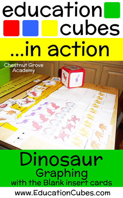 Dinosaur Graphing with Education Cubes