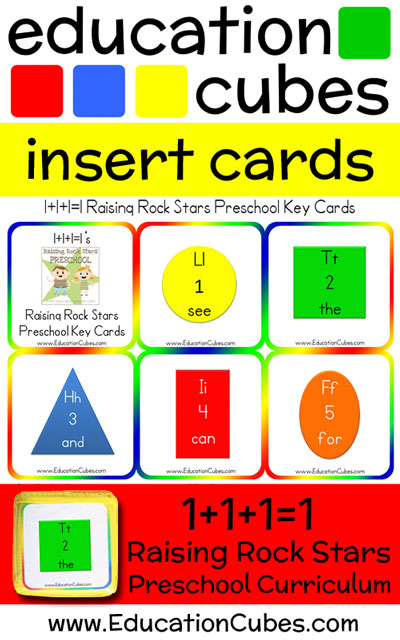 RRSP Key Card Education Cubes insert cards