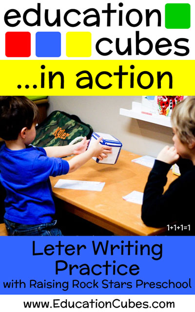 RRSP Letter Writing Practice with Education Cubes