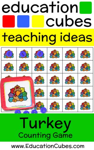 Turkey Counting with Education Cubes