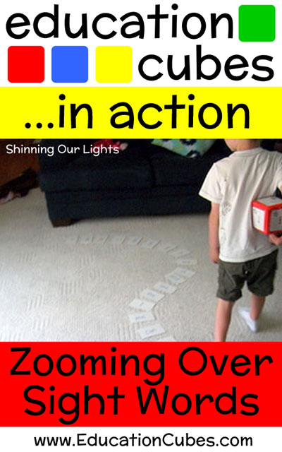 Zooming Over Sight Words with Education Cubes