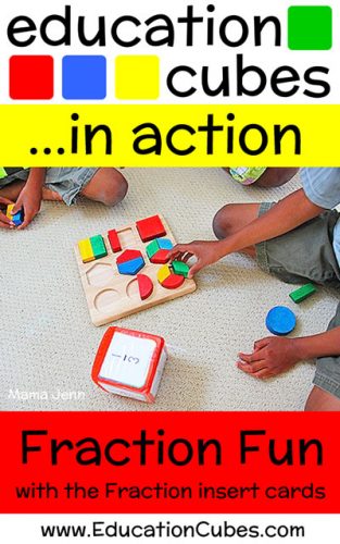 Fraction Fun with Education Cubes